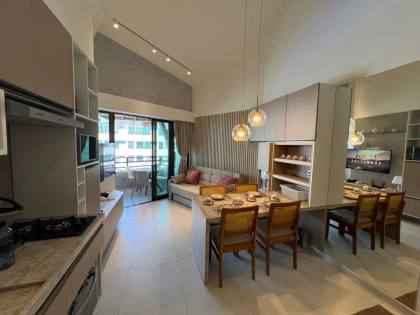 APARTAMENTO MOBILIADO EM TAMANDARÉ | CONDOMÍNIO PÉ NA AREIA