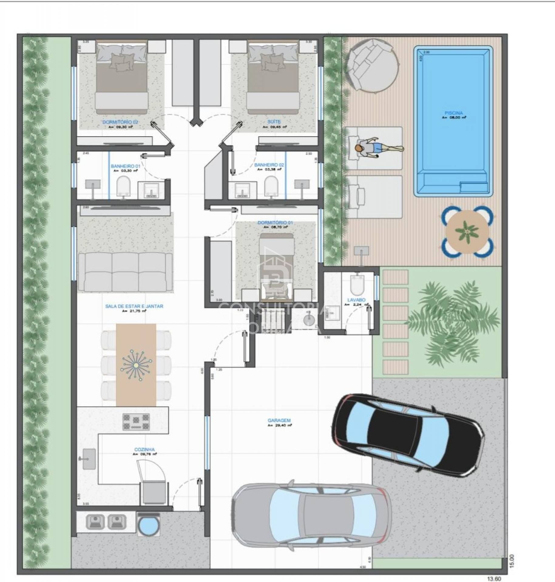 LINDA CASA, BAIRRO COSTA VERDE