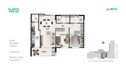 Epic Residence - O INVESTIMENTO PERFEITO EM ARACAJU, ATALAIA | 2/4 Suíte