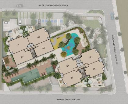 Apartamento 3/4 sendo 1 suite no Bairro Jardins - Alto Padrão | Casa Jardins - Moura Dubeux