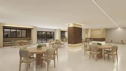 ARBO RESIDENCE:2 ou 3/4 com suíte e varanda, na Farolândia