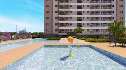 ARBO RESIDENCE:2 ou 3/4 com suíte e varanda, na Farolândia