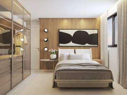 ARBO RESIDENCE:2 ou 3/4 com suíte e varanda, na Farolândia