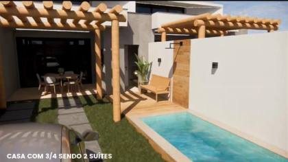 Casa Nova no Centro da Barra dos Coqueiros – Em Fase de Construção