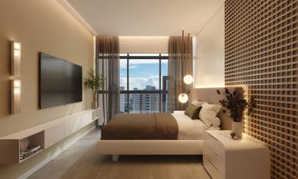 Concept Jardins: Studio, apartamento 1 ou 2/4-Inovação e Sofisticação no bairro Jardins