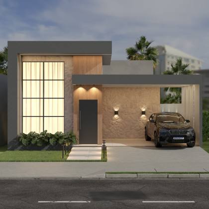 Casa Moderna no Condomínio Padang Beach – Barra dos Coqueiros