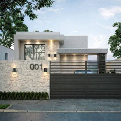 Casa nova com piscina à venda no Luar da Barra