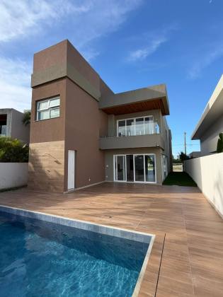 Casa de Alto padrão a venda no Damha com 4/4 Fundo Lago - Barra dos Coqueiros