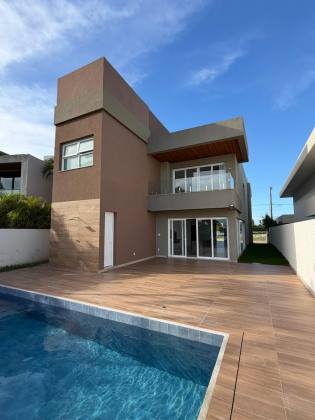 Casa de Alto padrão a venda no Damha com 4/4 Fundo Lago - Barra dos Coqueiros
