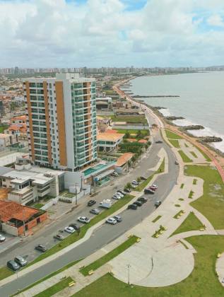 Apartamento de 2/4  frente mar a venda no Bayside Residence - Coroa do Meio