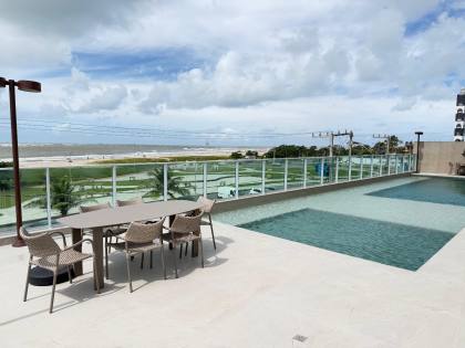 Apartamento de 2/4  frente mar a venda no Bayside Residence - Coroa do Meio