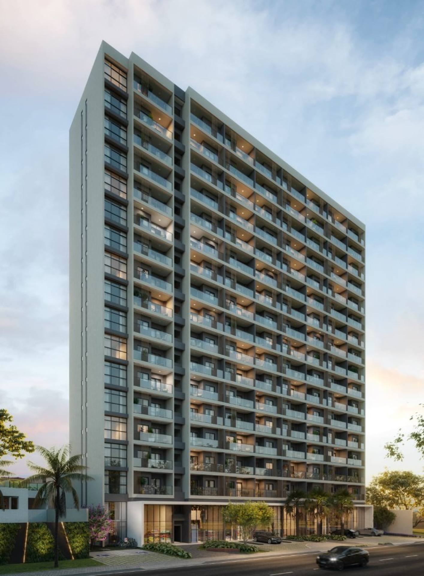 Concept Jardins: Studio,1 e 2/4 em frente ao Shopping Jardins