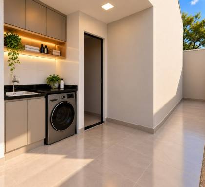 Casa Moderna na Aruana |  Oportunidade com Projeto Contemporâneo!
