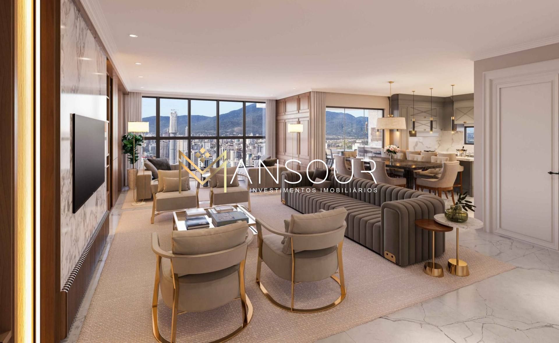 LOCALIZAÇÃO PRIVILEGIADA  Apartamento 4 suítes sendo 1 suíte master