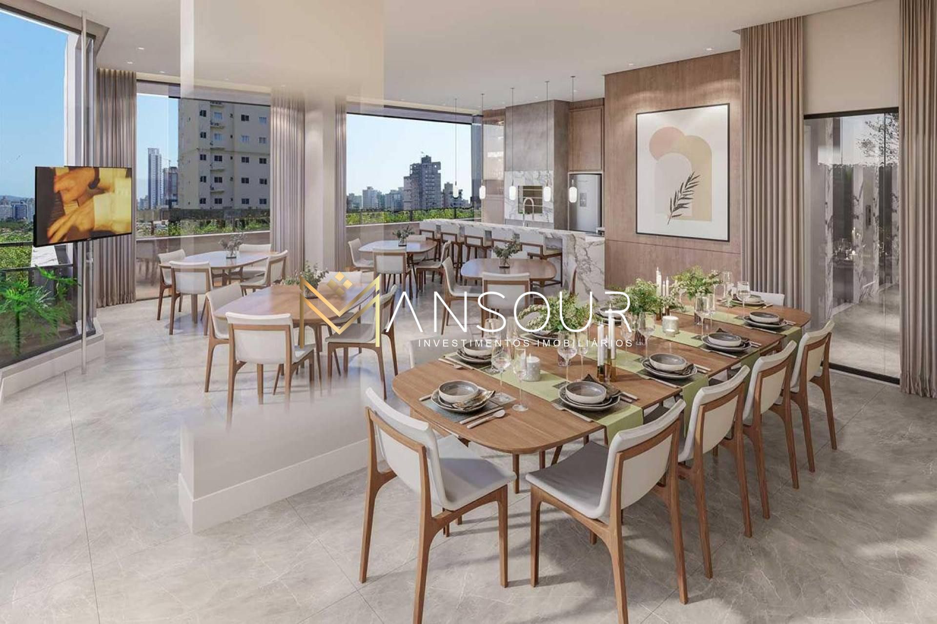 Comodidades Sofisticadas e Vista Incrível - Apartamento 02 suítes
