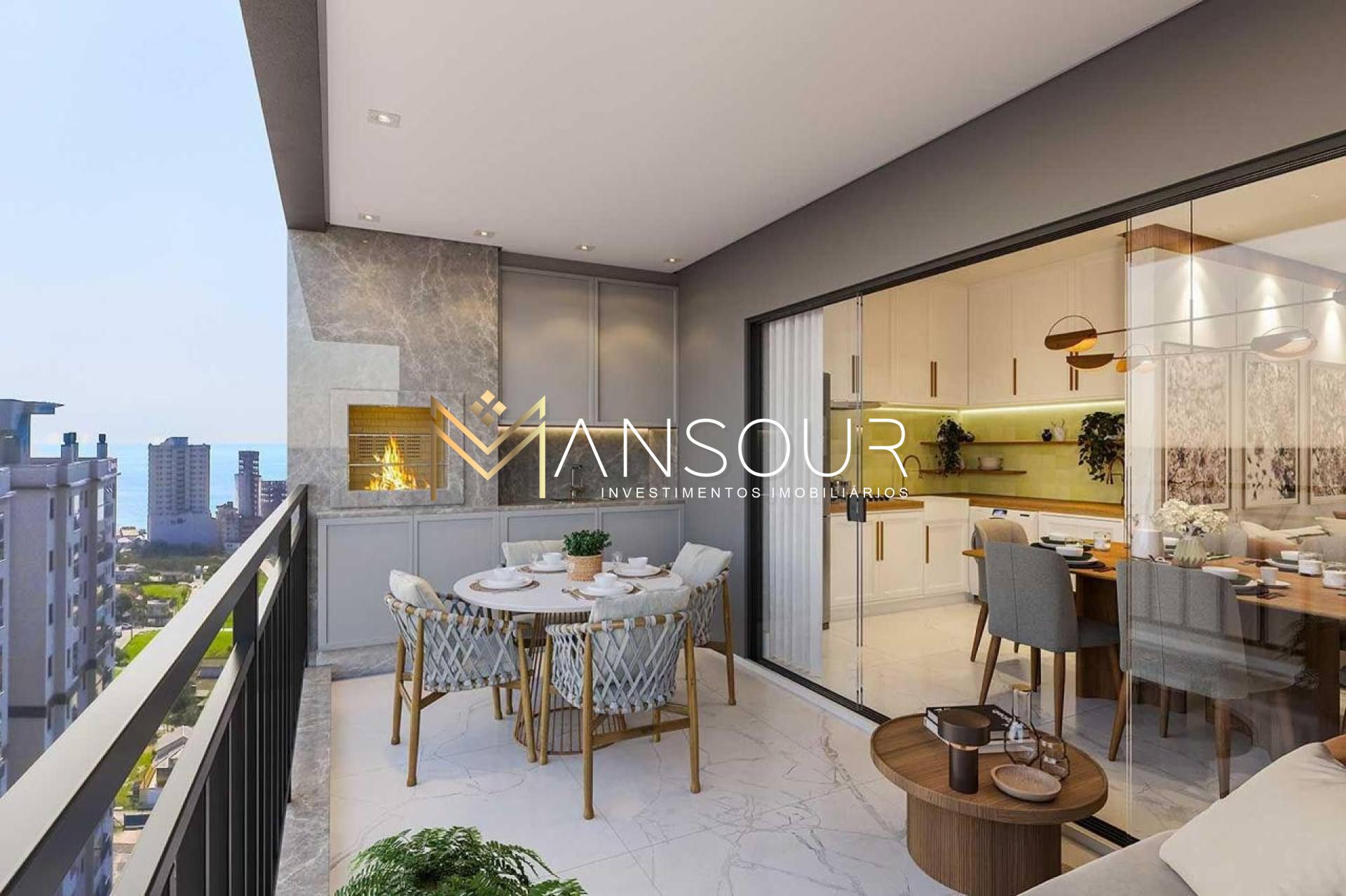 Comodidades Sofisticadas e Vista Incrível - Apartamento 02 suítes