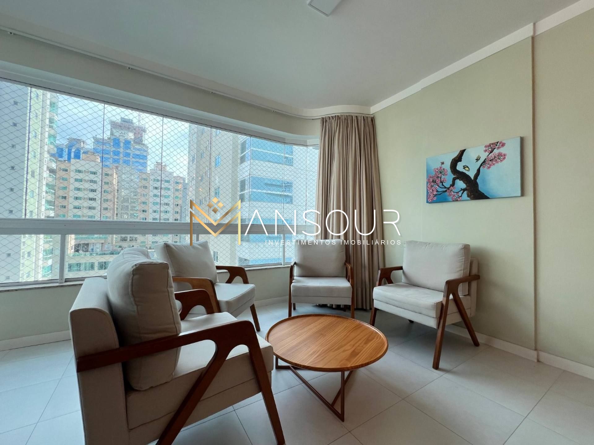 MOBILIADO Apartamento 03 Dormitórios sendo 01 suíte e 01 Demi suíte