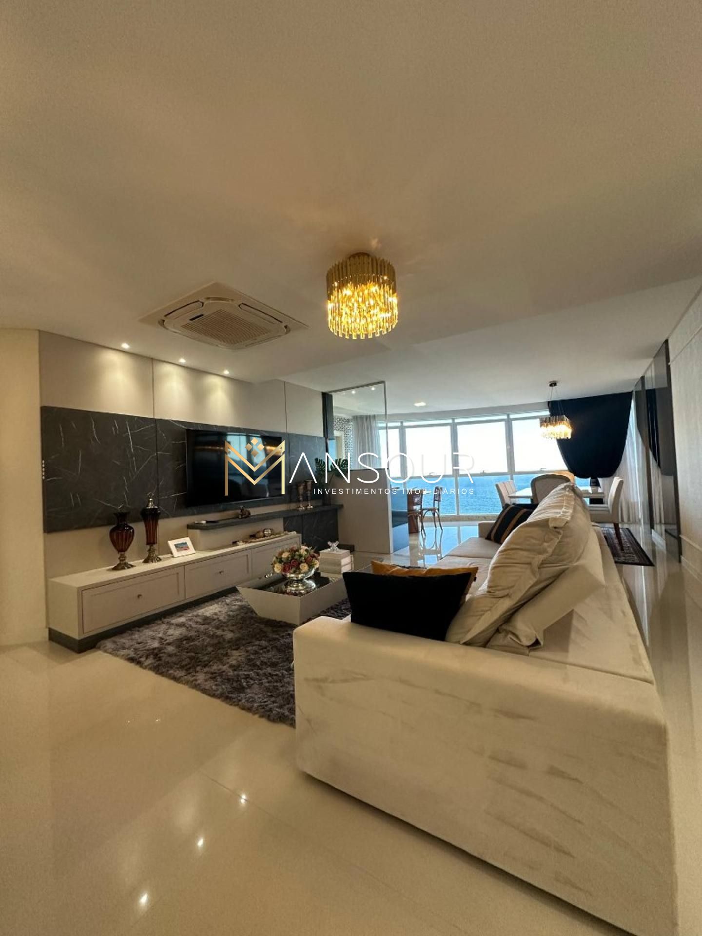 FINAMENTE MOBILIADO Apartamento 04 suítes sendo 01 suíte máster com hidromassagem vista mar