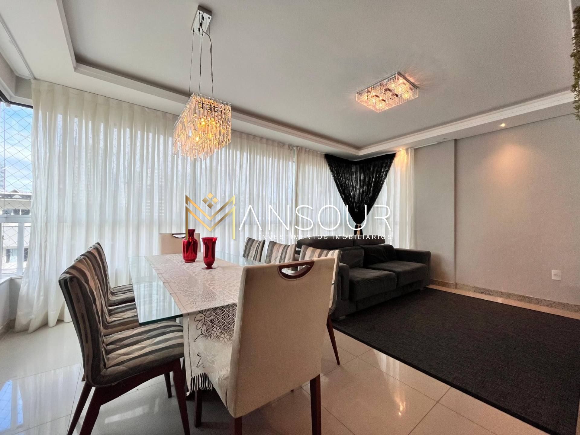 MOBILIADO E CLIMATIZADO Apartamento 03 Dormitórios sendo 02 suítes