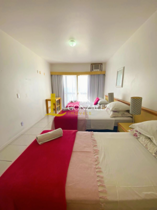 Apartamento Para Temporada com 2 quartos, 1 sendo suíte no bairro Canasvieiras em Florianópolis