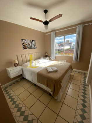 Apartamento Para Temporada com 01 quarto e vista lateral para o mar no bairro Canasvieiras em Florianópolis