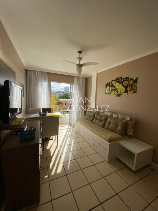 Apartamento Para Temporada com 01 quarto e vista lateral para o mar no bairro Canasvieiras em Florianópolis