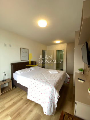 Apartamento Para Temporada com 02 quartos sendo 1 suíte no bairro Canasvieiras em Florianópolis