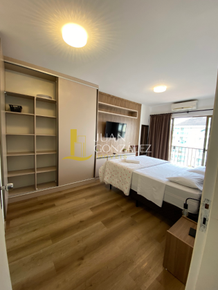 Apartamento Para Temporada com 02 quartos sendo 1 suíte no bairro Canasvieiras em Florianópolis