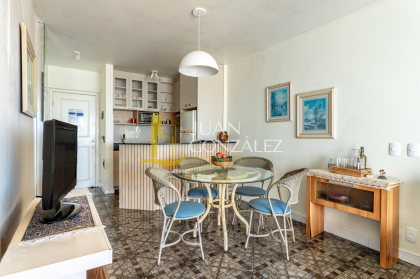 Apartamento Para Temporada com 01 quarto com vista ao mar no bairro Canasvieiras