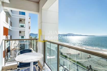 Apartamento Para Temporada com 01 quarto com vista ao mar no bairro Canasvieiras