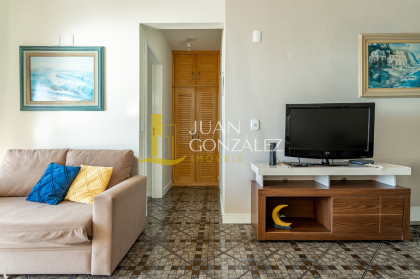 Apartamento Para Temporada com 01 quarto com vista ao mar no bairro Canasvieiras