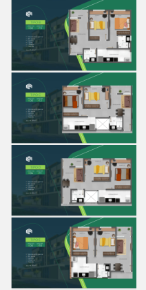 Apartamento no portal sudoeste.