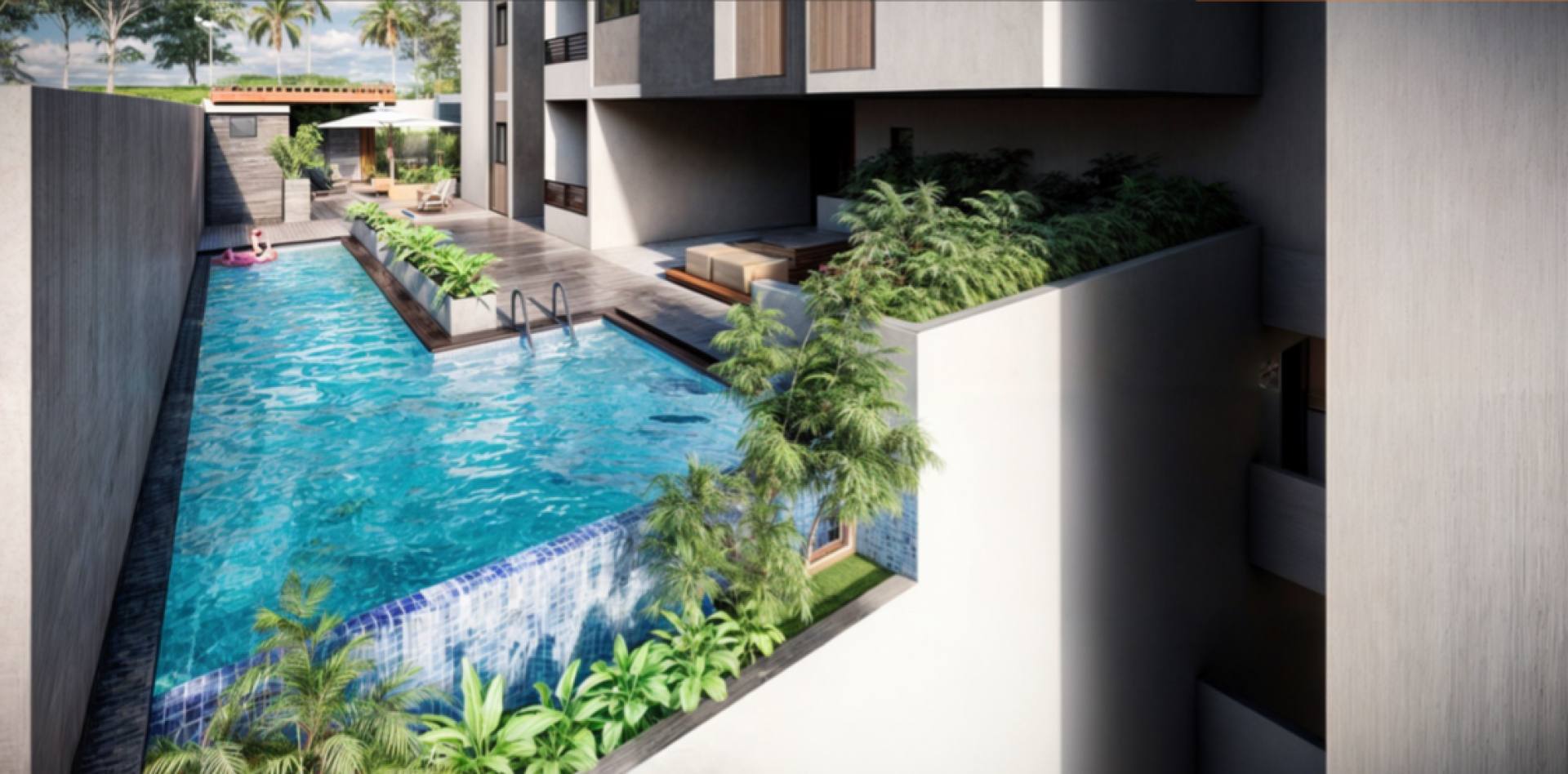 Apartamentos com varanda no Portal dos Bosques