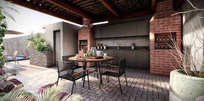 Apartamentos com varanda no Portal dos Bosques