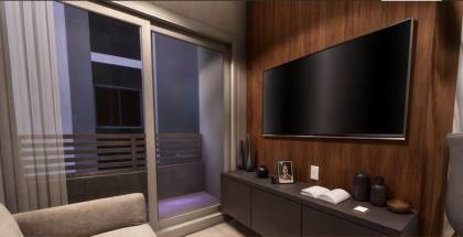 Apartamentos com varanda no Portal dos Bosques