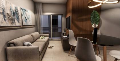 Apartamentos com varanda no Portal dos Bosques