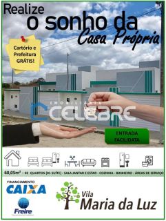 Casa para vender com 2 quartos sendo uma suíte na Vila Maria da Luz em Campina Grande