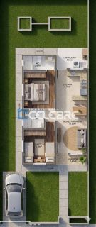 Casa para vender com 2 quartos sendo uma suíte na Vila Maria da Luz em Campina Grande