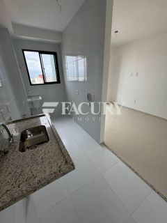 Marbello Residence, 2/4 sendo 1 suíte e varanda com vista livre pro mar