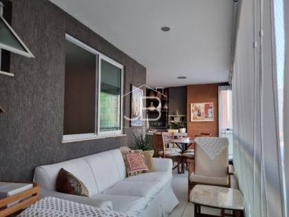 Apartamento de luxo à venda em Fortaleza-CE, no Cocó: 3 quartos, 3 suítes, 2 salas, 2 vagas de garagem, 126m².