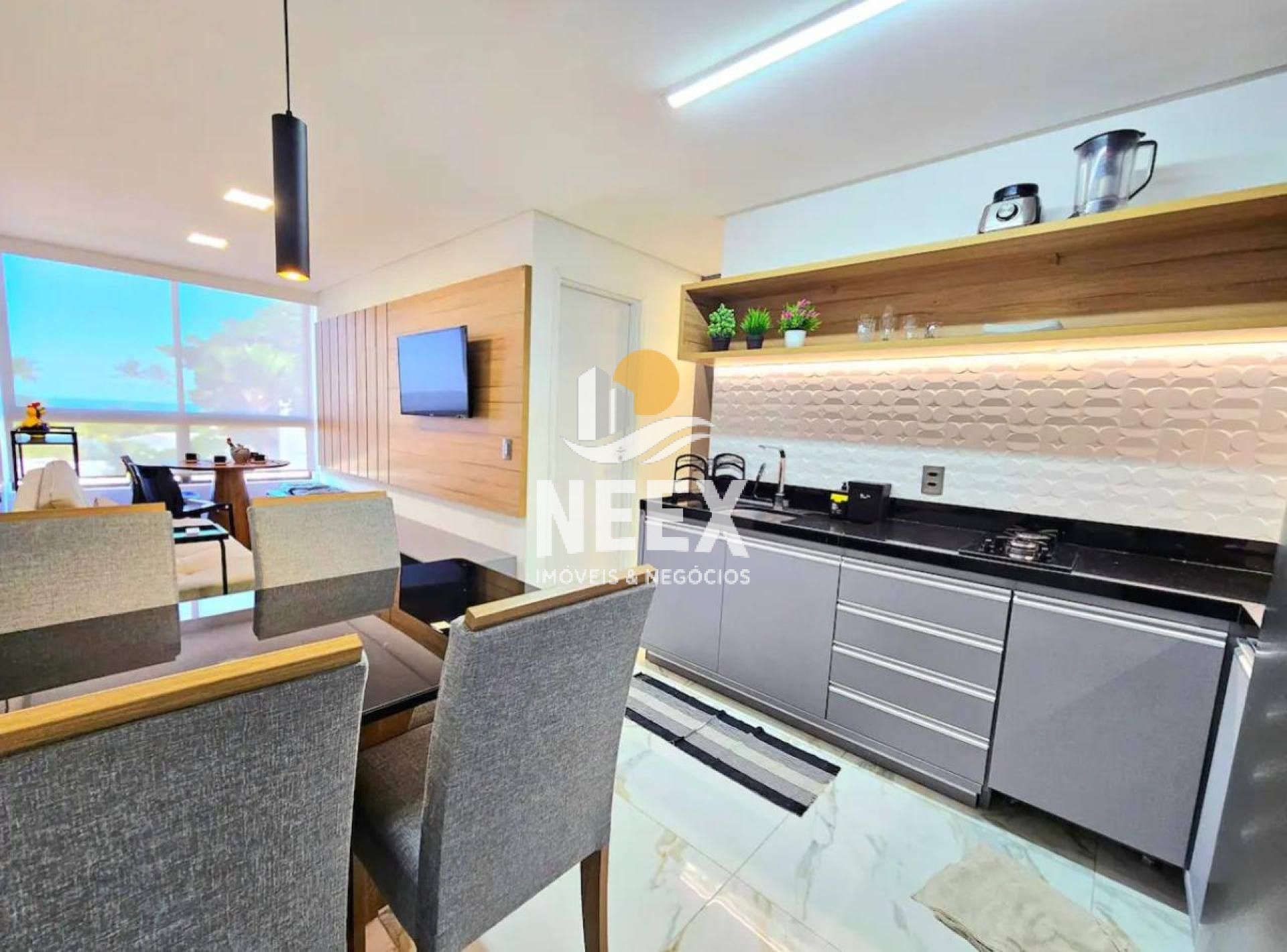 Residencial Porto Atlantis Flat Mobiliado Para Vender com 1 quartos 1 suítes Em Porto De Galinhas  em Ipojuca