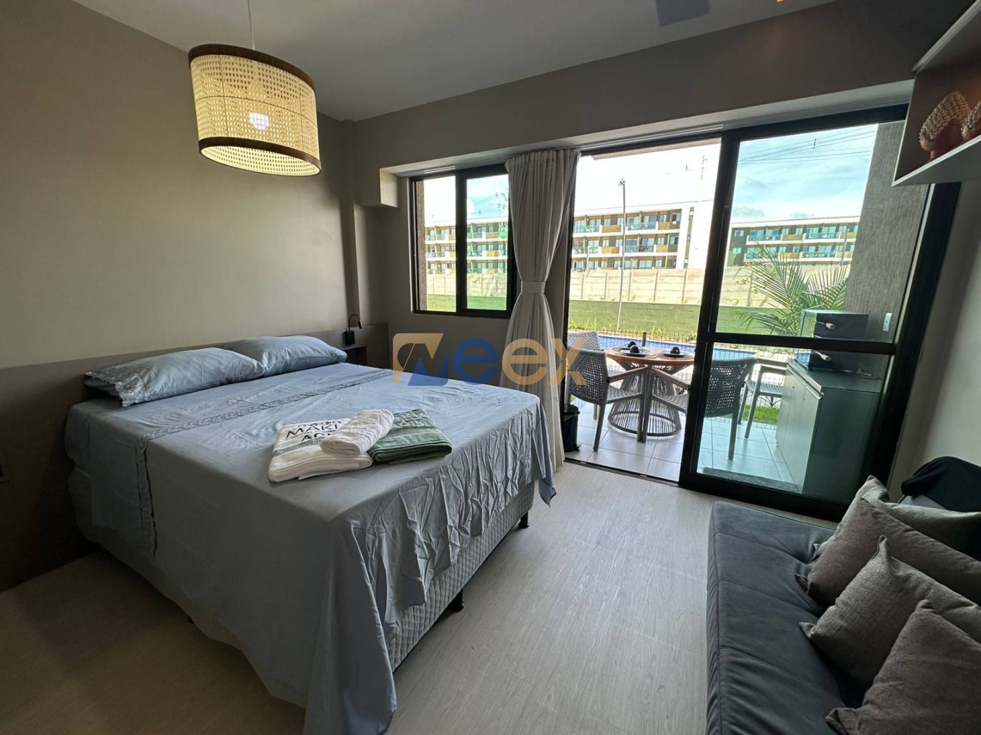 Apartamento Para Vender com 1 quarto em muro alto
