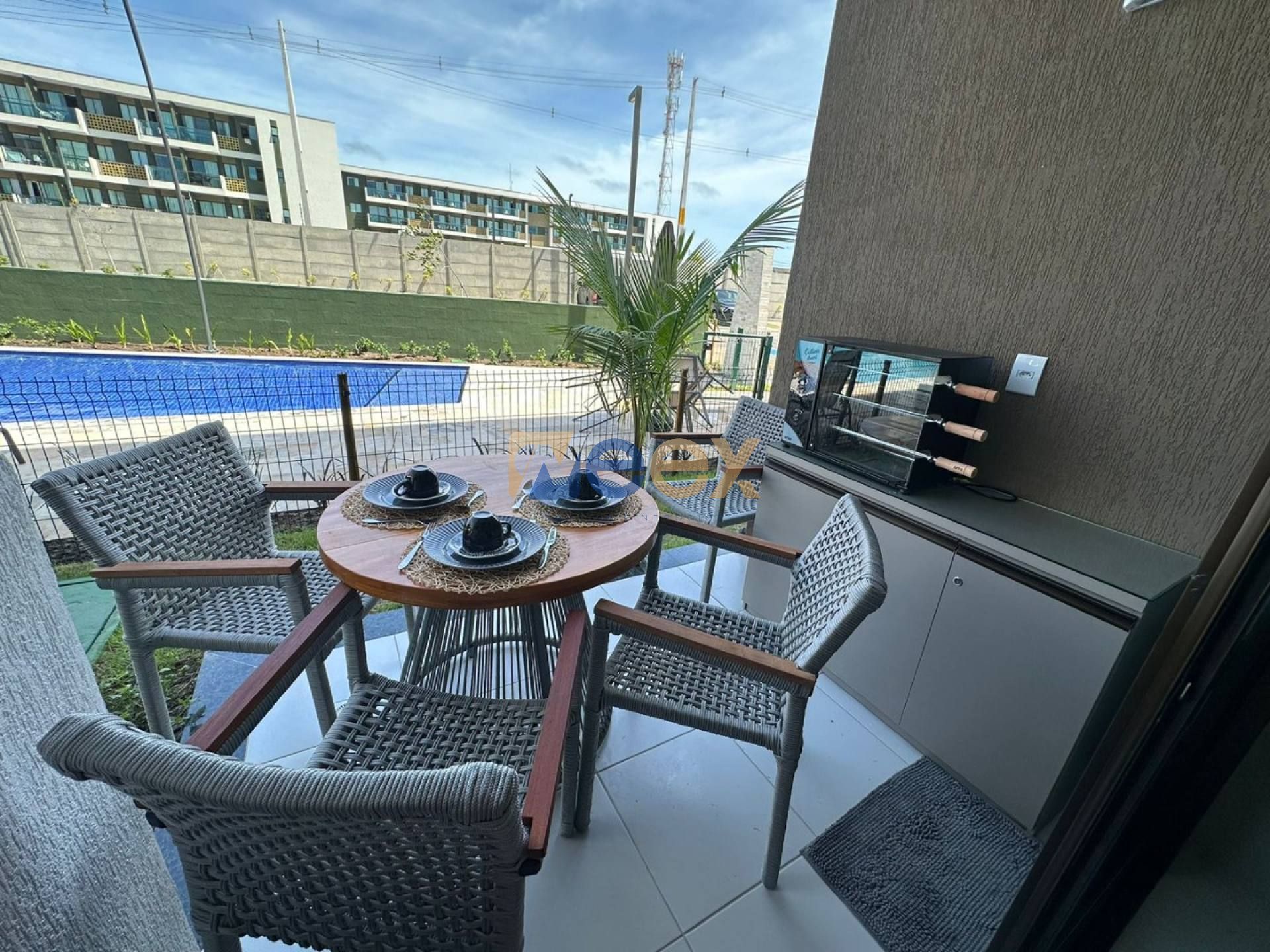 Apartamento Para Vender com 1 quarto em muro alto