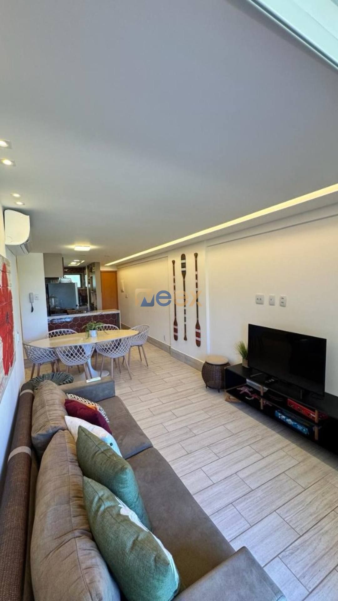 Apartamento Beira-Mar em Muro Alto | 2 Quartos (1 Suíte) | Mobiliado