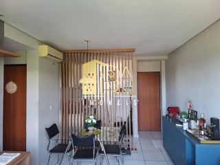 APARTAMENTO MOBILIADO  À VENDA – CONDOMÍNIO BOSQUE LESTE (ZONA LESTE) equipado com 3 ar-condicionados, oferecendo conforto e praticidade.