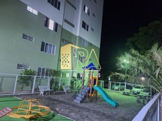 APARTAMENTO MOBILIADO  À VENDA – CONDOMÍNIO BOSQUE LESTE (ZONA LESTE) equipado com 3 ar-condicionados, oferecendo conforto e praticidade.