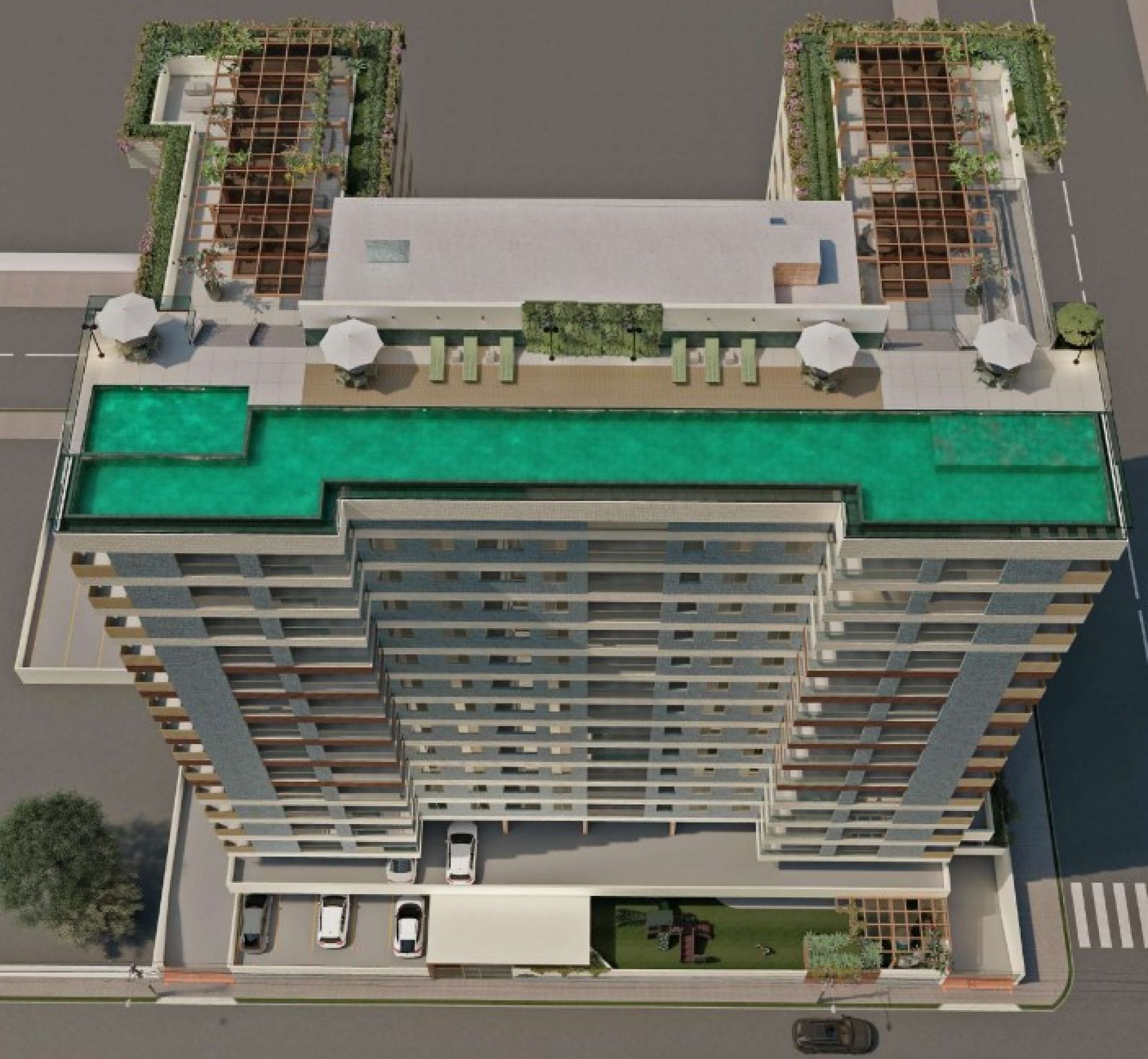 Perspecitivas EDF. AQUAMARE RESIDENCE - JATIÚCA