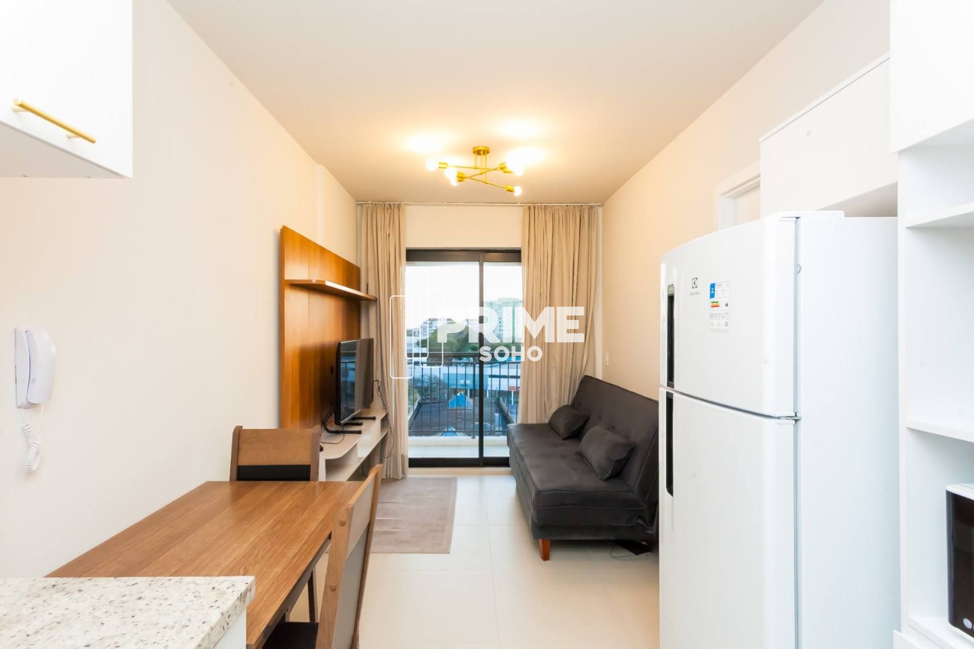 Apartamento de 1 quarto com vaga de garagem à venda no Portão