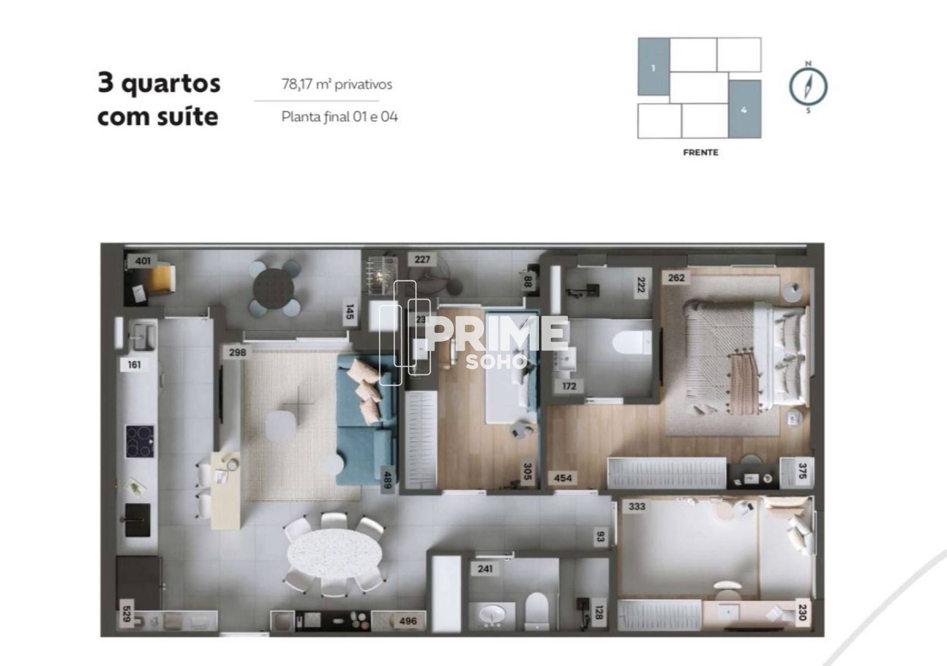 Apartamento Próximo ao Parque Barigui com 3 Quartos e Sacada com Churrasqueira