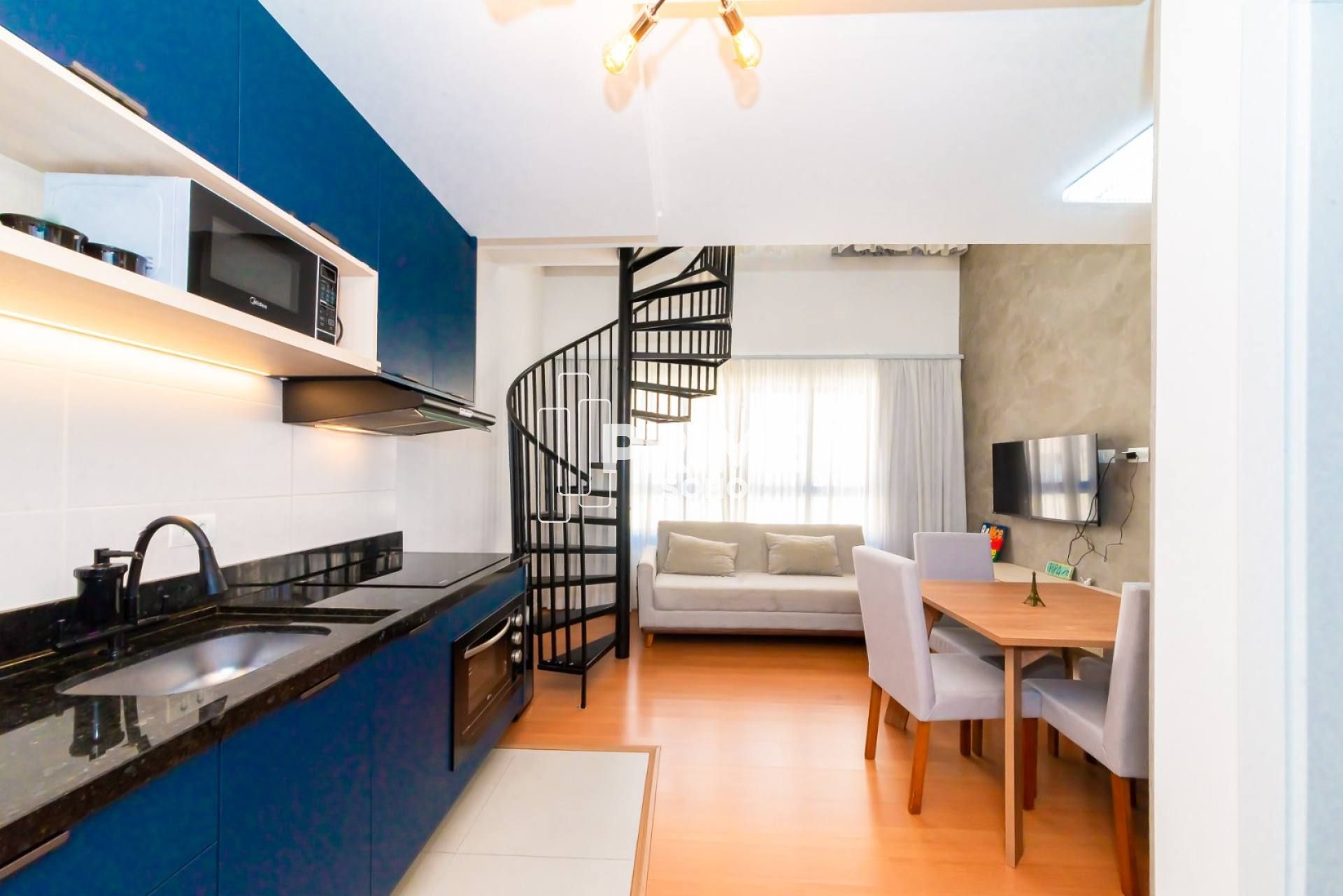 Loft Moderno no Água Verde com Planta Duplex